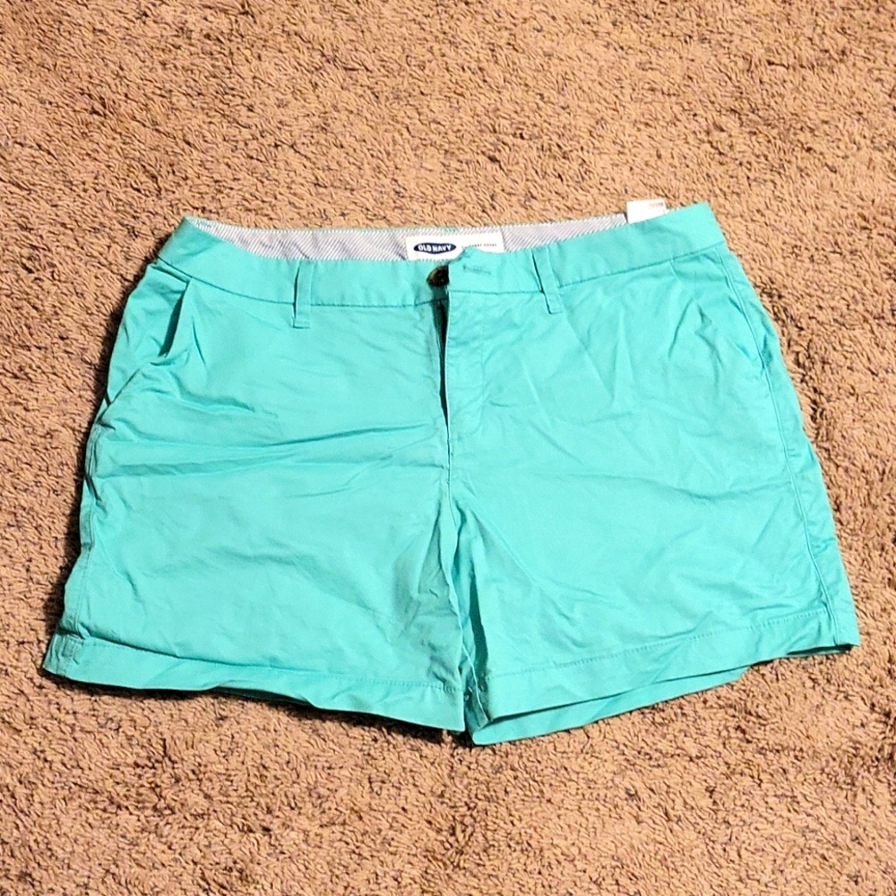Old Navy teal shorts size 10